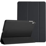 ProCase iPad Pro 10.5 Case in black showing a front view with a tri fold smart stand