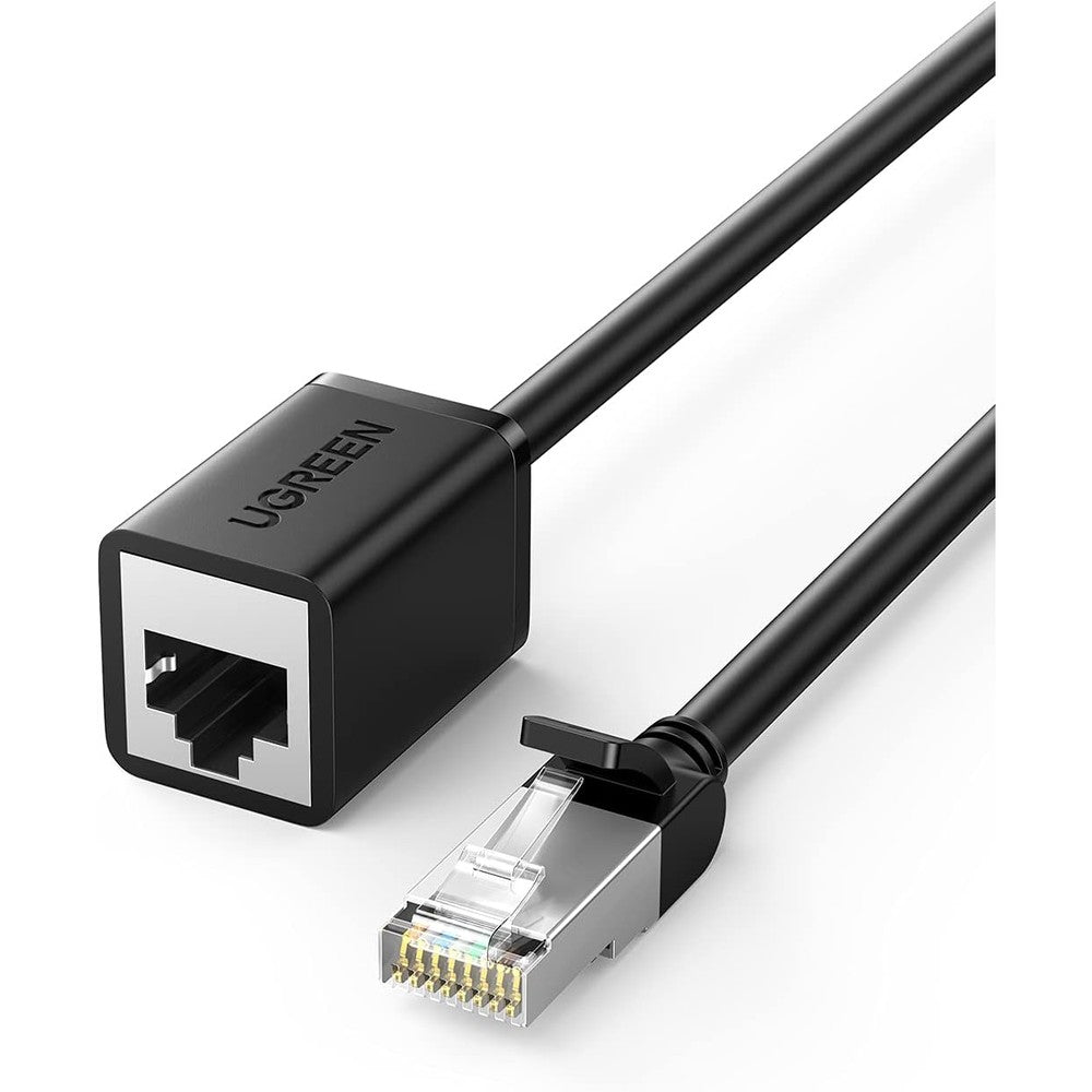 UGREEN Cat6 Ethernet Extension Cable front view highlighting the male RJ45 connector.