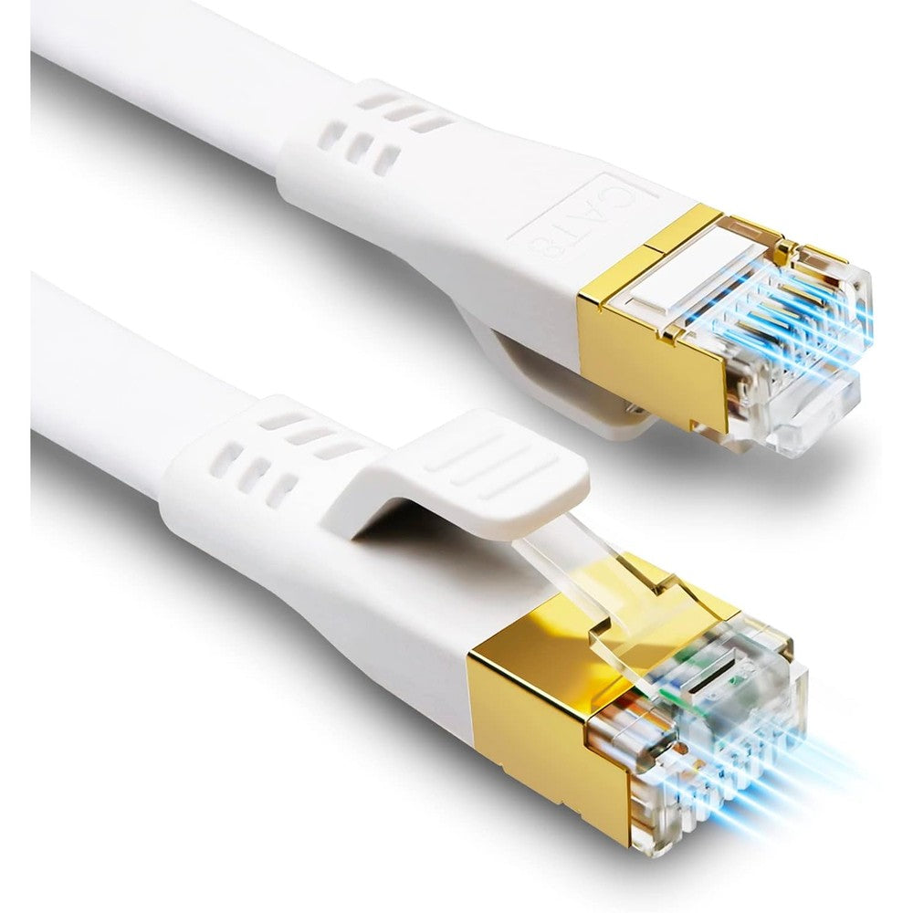 Hugin Cat 8 15ft Ethernet cable front view