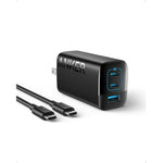 Anker 67W USB C Charger front view showing three charging ports