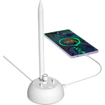 Iootmoy Apple Pencil charging stand front view on a white desktop setup