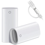 Hiicopa Apple Pencil first generation charger adapter front view showing the dual female lightning ports