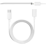 ONGAHON USB C to Apple Pencil adapter cable front view showing connectors