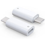TechMatte USB-C Pencil Adapter front view showing the male type-c connector and compact design.