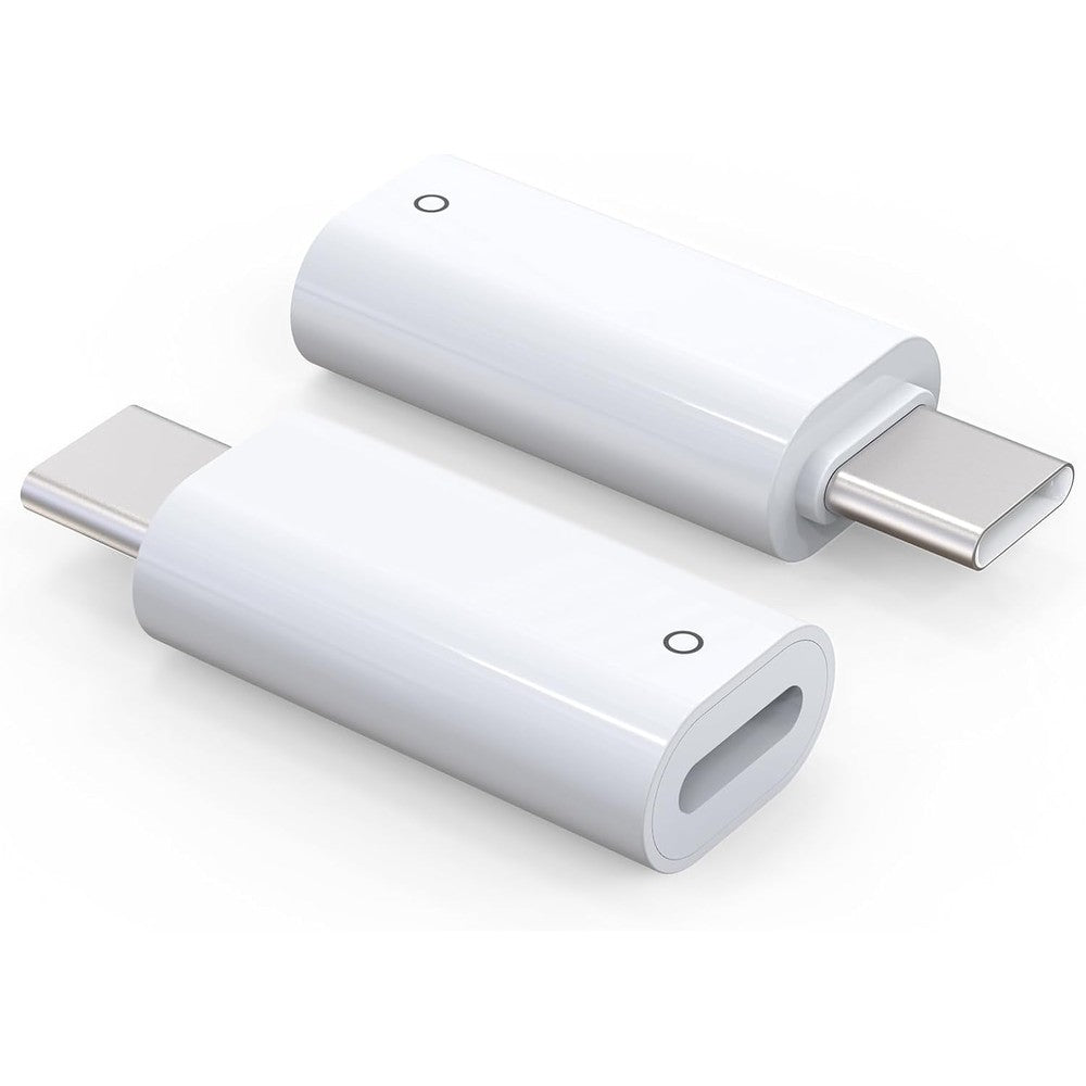 TechMatte USB-C Pencil Adapter front view showing the male type-c connector and compact design.
