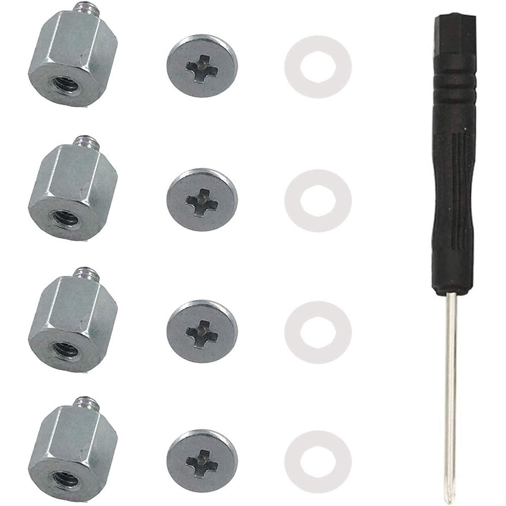 SGTKJSJS M.2 Screw Kit full package contents showcasing hex standoffs and flat head screws on a plain background