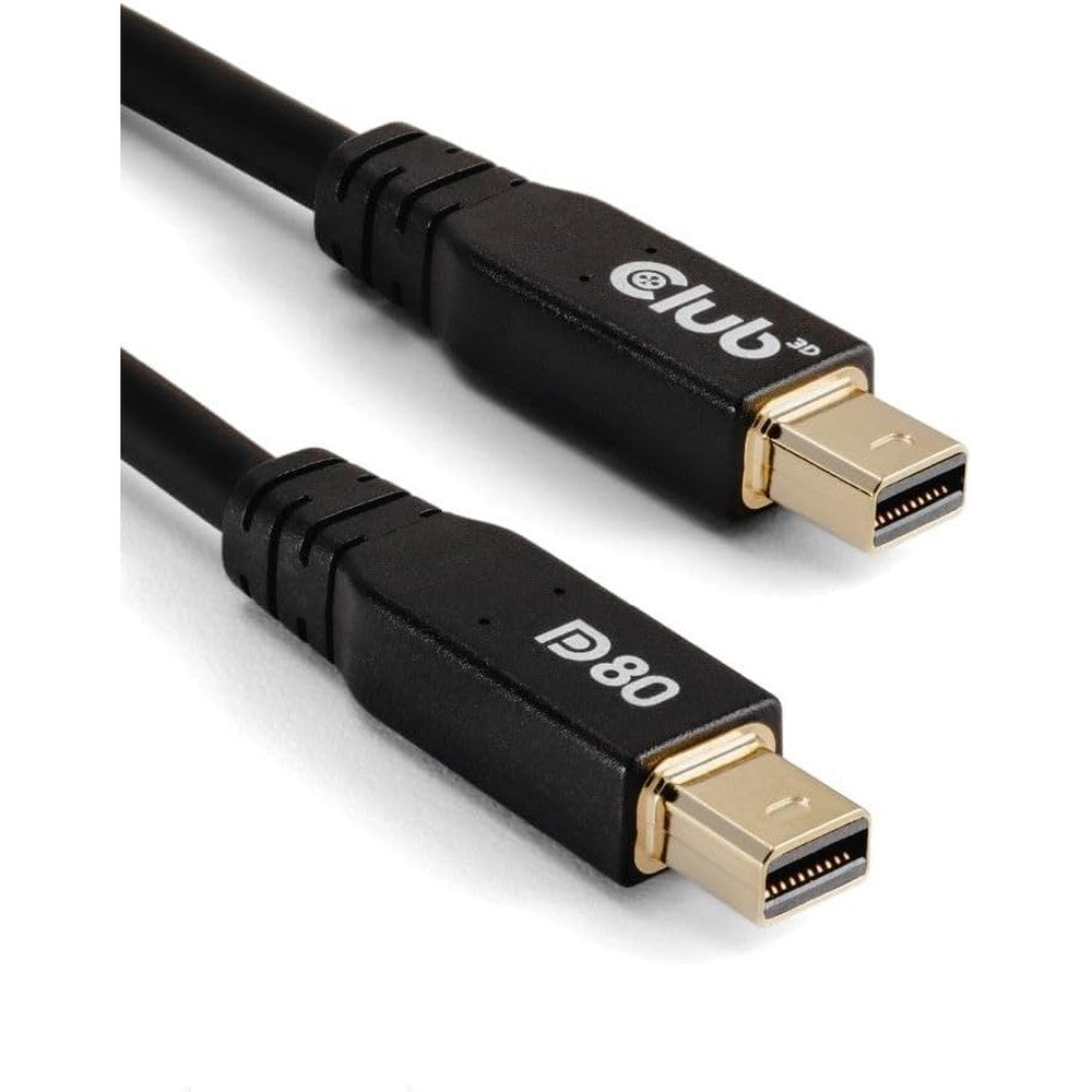 Club 3D CAC-1165 Mini DisplayPort cable front view