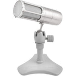 Earthworks Icon studio-quality USB microphone front view stainless steel