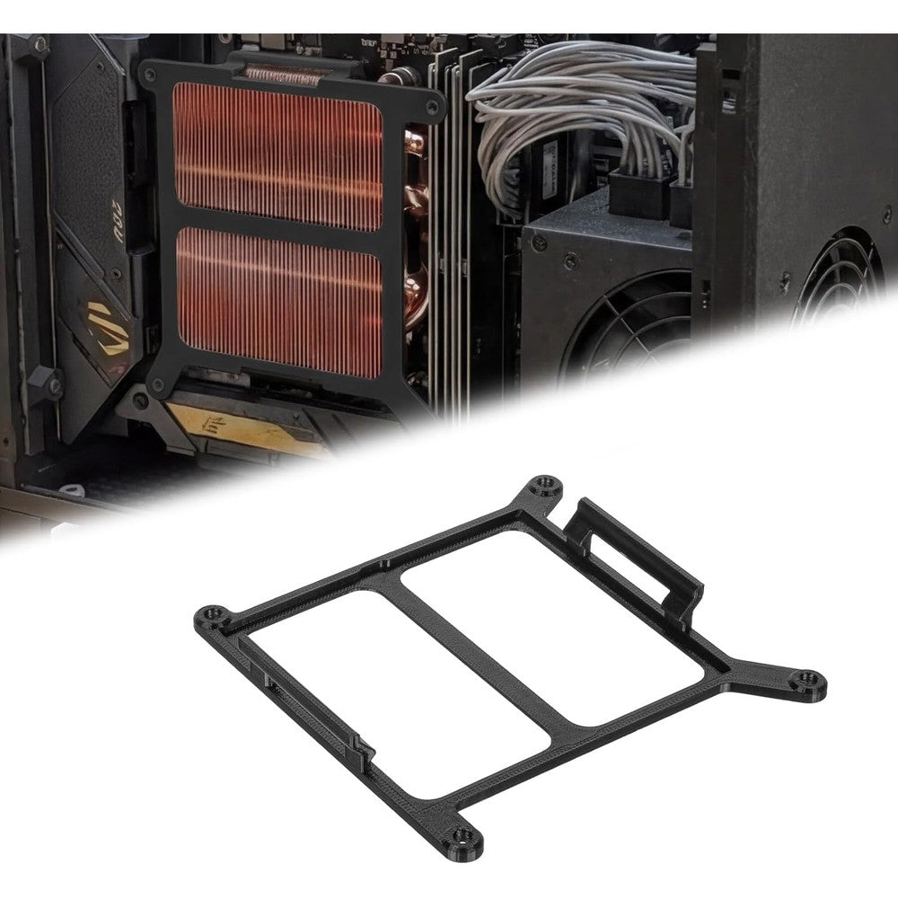 Generic 92mm to 120mm fan conversion adapter front view showing mounting brackets for CPU cooler upgrade.