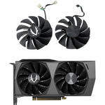 Generic GA92S2U GPU cooling fan dual set front view for graphics card repair