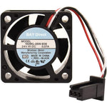 BAY Direct cooling fan front view showing three-wire connection