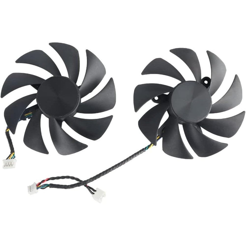 InRobert graphics card replacement fan front view showing clean black fan blades and central product labeling.