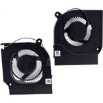 Deal4GO CPU and GPU cooling fan set front view showing dual internal laptop fans.