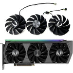 LTANDBR GPU replacement cooling fan front view showing eleven blade design