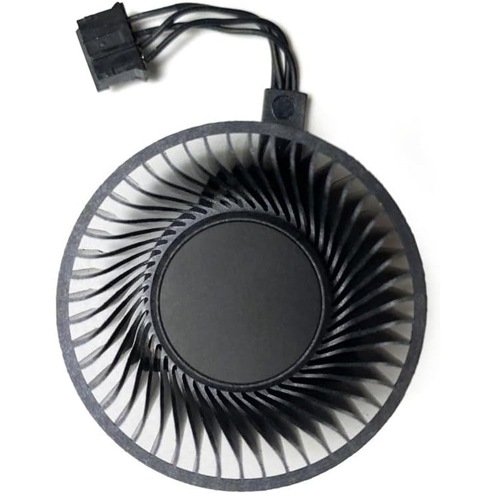 Rakstore BAPC0420R2UP001 graphics card cooling fan replacement front view showing thirty-seven millimeter blades.