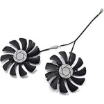 inRobert HA9010H12F-Z graphics card cooling fan front view showing 85mm blades