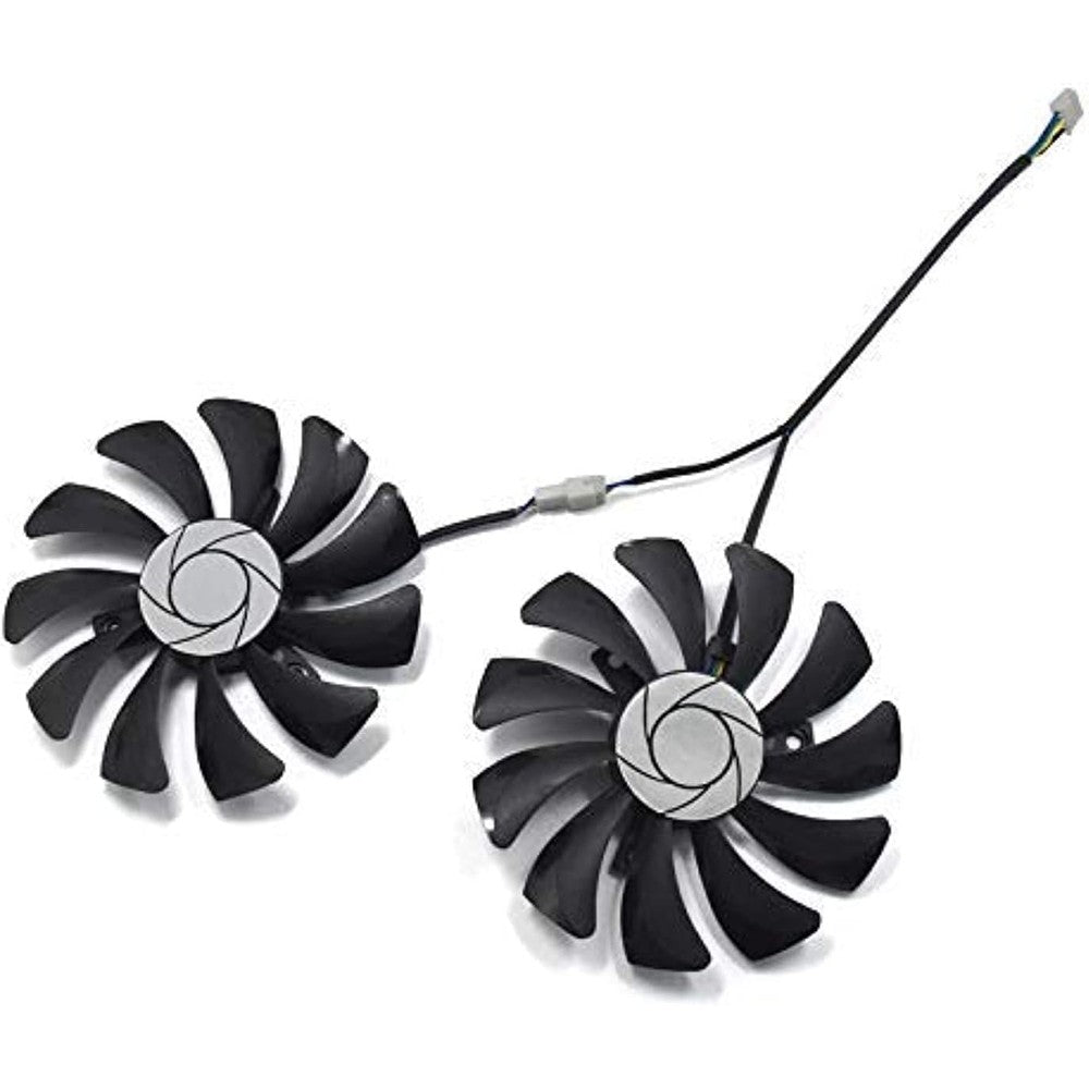inRobert HA9010H12F-Z graphics card cooling fan front view showing 85mm blades
