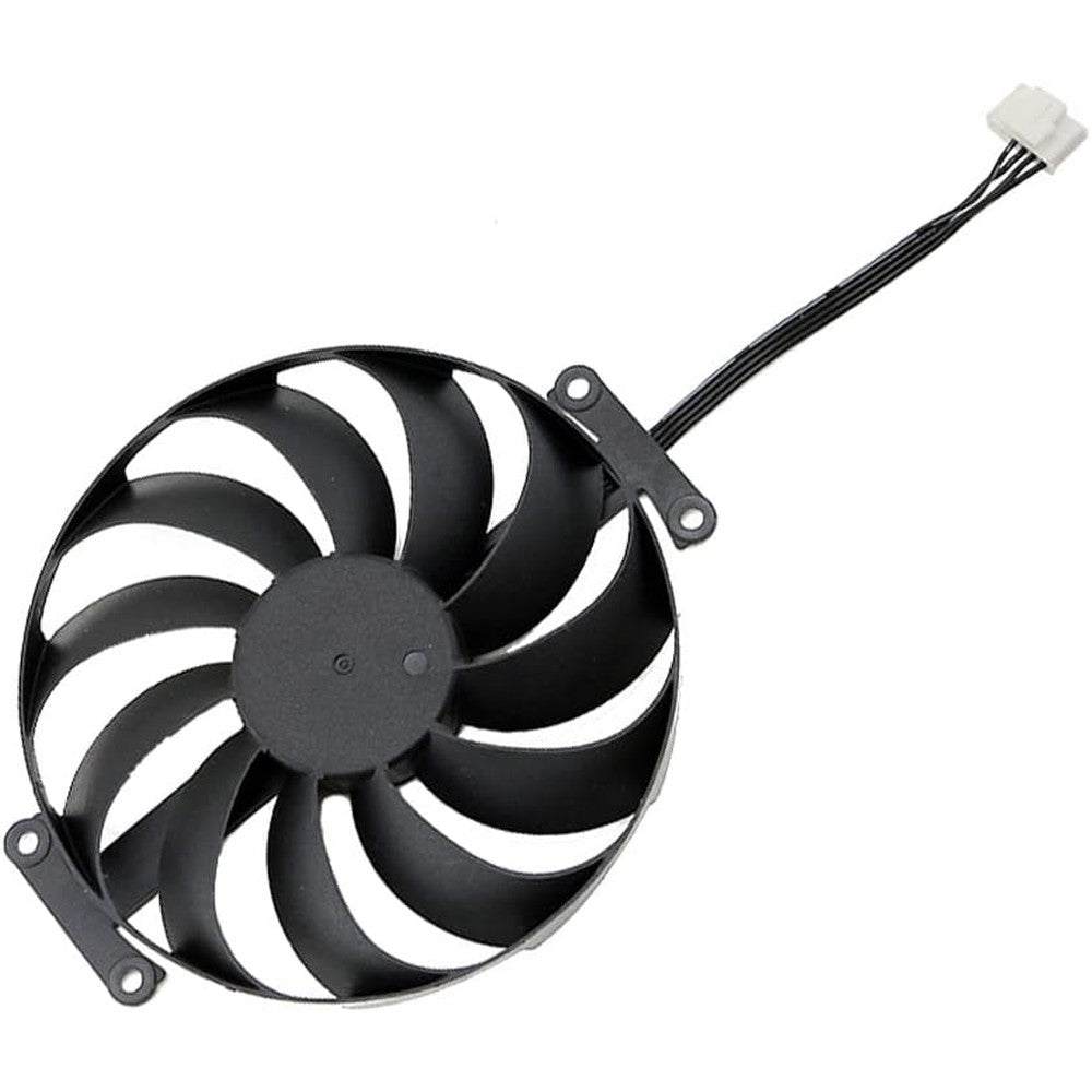 Rakstore graphics card cooling fan replacement front view showing ninety five millimeter black fan blades