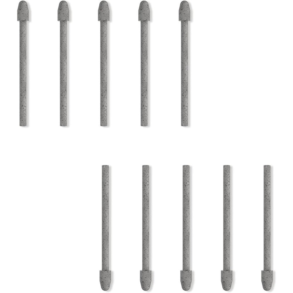 Huion 10 Pack Upgraded Replacement Felt Nibs PN05F front view showing premium stylus tips for digital artists.