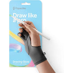 Paperlike Drawing Glove for iPad front view on hand drawing with stylus