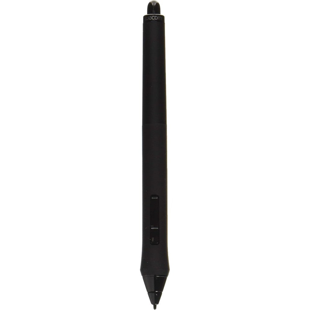 Wacom standard digital grip pen front view showing ergonomic rubberized body