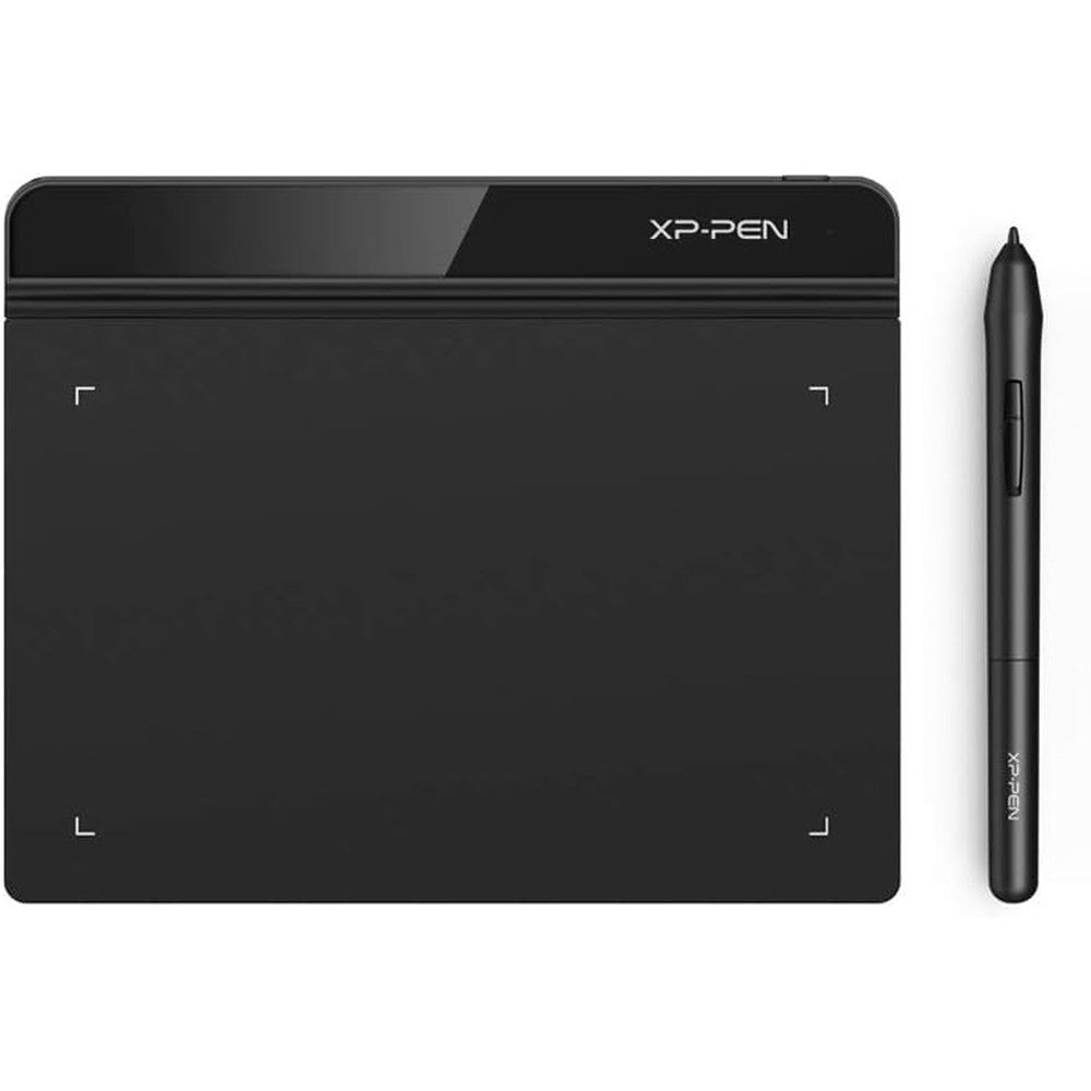 XP-Pen StarG640 digital graphic drawing tablet front view showing sleek black surface