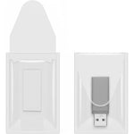 Performore Professional Clear USB Drive Adhesive Pockets retail ten pack packaging front view