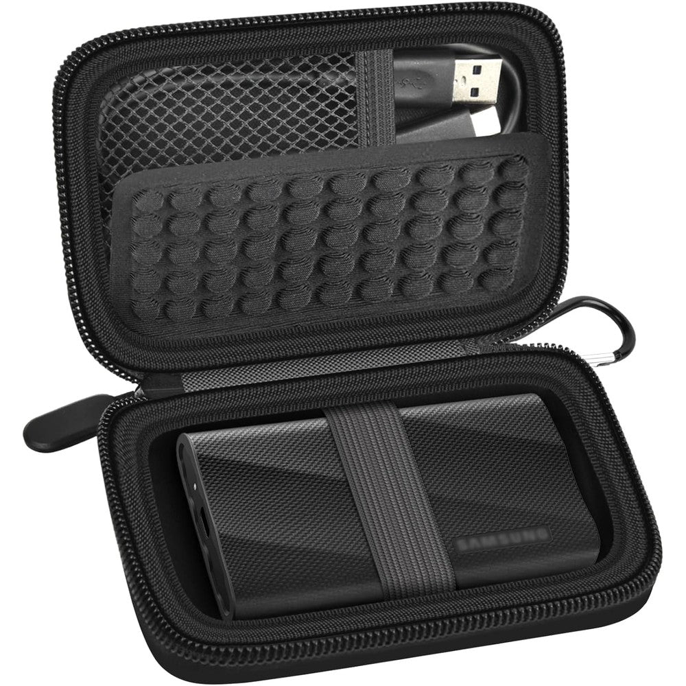 GWCASE Samsung T9 and T7 portable solid state drive protective hard travel case front view