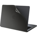 BlueSwan MacBook Pro 14 inch case front view showing frosted black matte finish