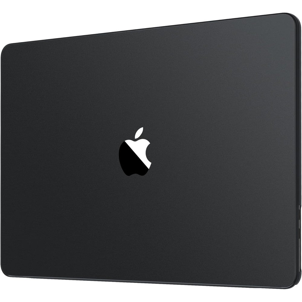Soonjet MacBook Pro 14 inch case in Space Black Clear front view showing seamless fit