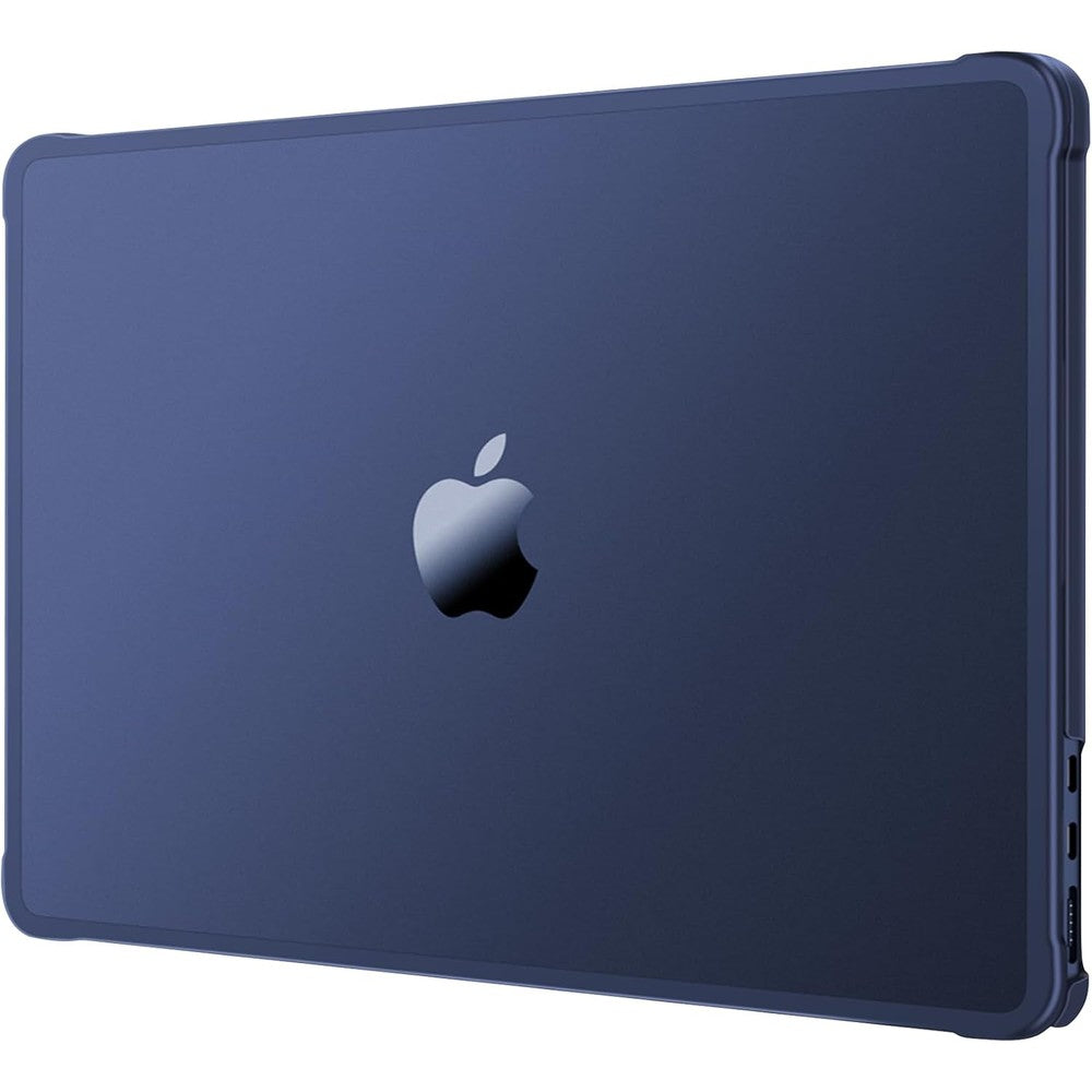 MOSISO MacBook Air 13 Inch Case Midnight Clear front view of protective hard shell