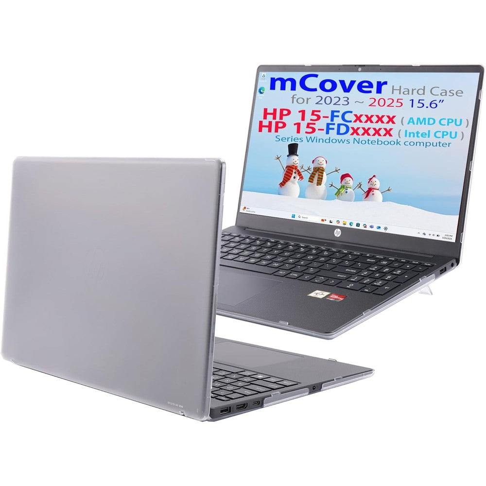 mCover clear hard shell case front view protective laptop cover