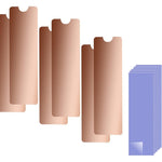 SGTKJSJS NVMe M.2 laptop copper heatsink kit front view showing the six pure copper thermal plates arranged neatly.