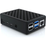 iUniker Raspberry Pi 4 case front view passive cooling enclosure
