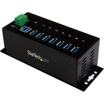 StarTech.com 7-Port Industrial USB 3.0 Hub front view
