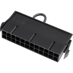 SDTC Tech 24-Pin ATX Power Supply Jumper Bridge Tool front view showing black plastic diagnostic connector plug