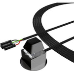 DKE external PC power button switch front view on desk