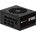 Corsair SF1000 2024 power supply front view showing modular ports