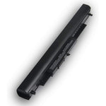 SML HS04 replacement laptop battery front view showing four cell sleek black casing design