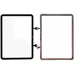 ePartSolution iPad Eleventh Generation screen replacement digitizer front view showing black bezels and touch flex cable connector.
