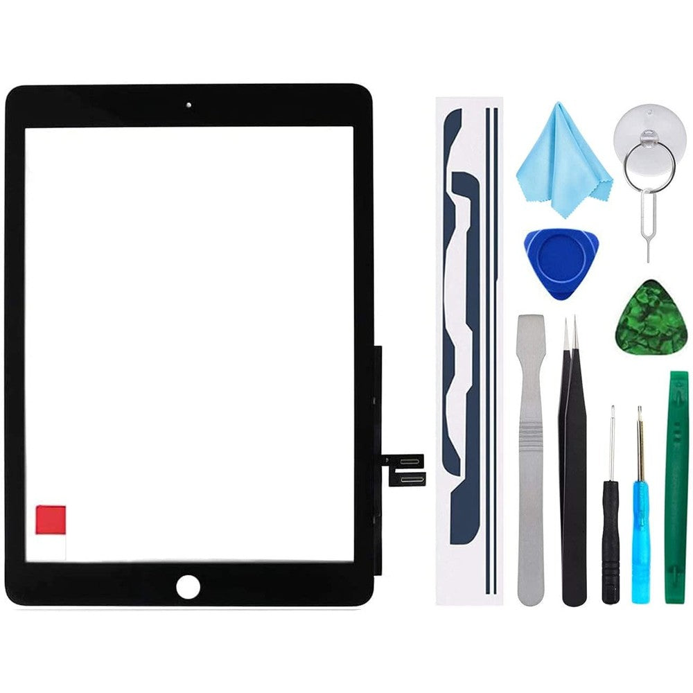 T Phael black touch screen digitizer front view with premium repair tools