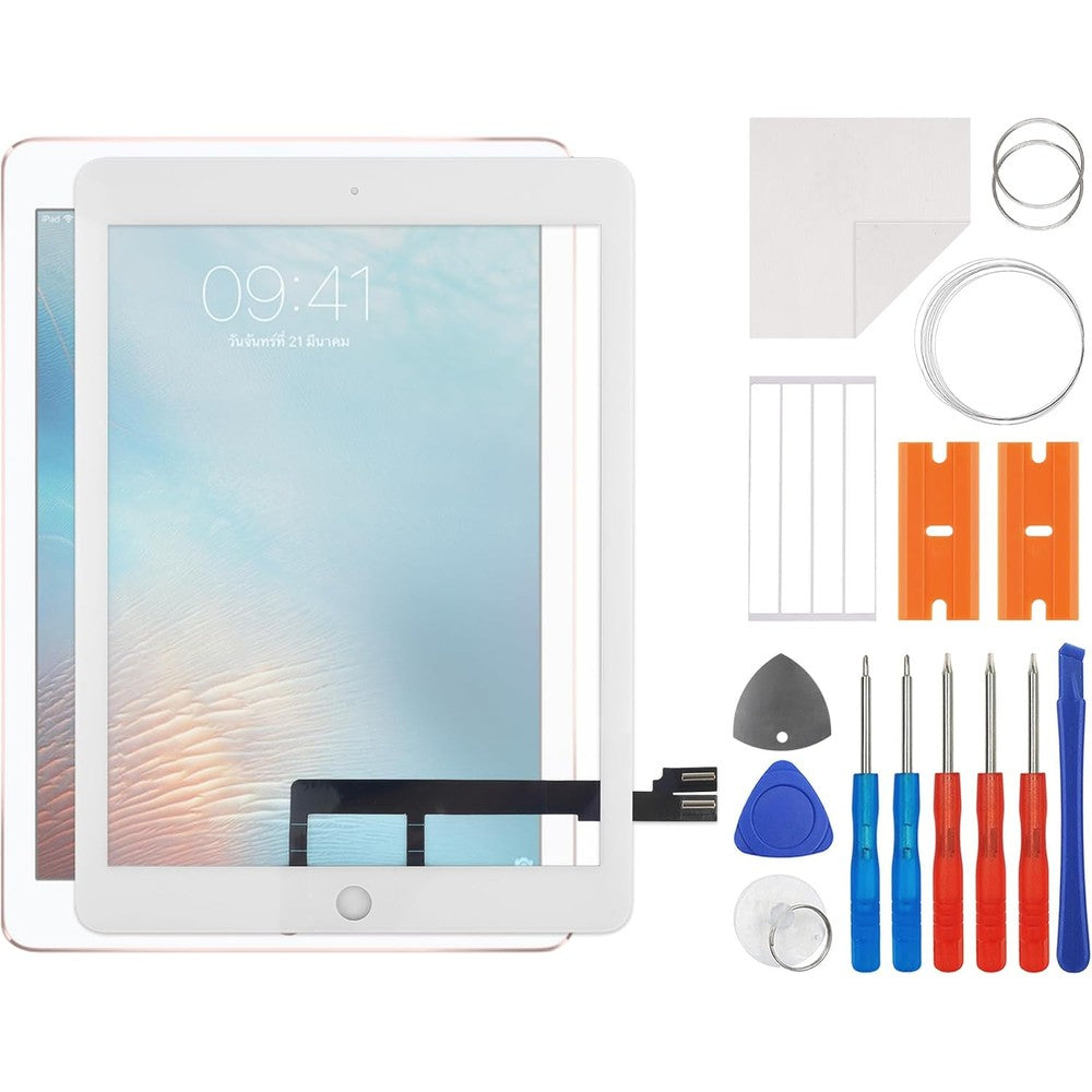Swark iPad Pro 9.7 white touch screen digitizer front view replacement glass