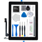 Pinsinholy iPad 4 screen replacement digitizer touch glass front view assembly