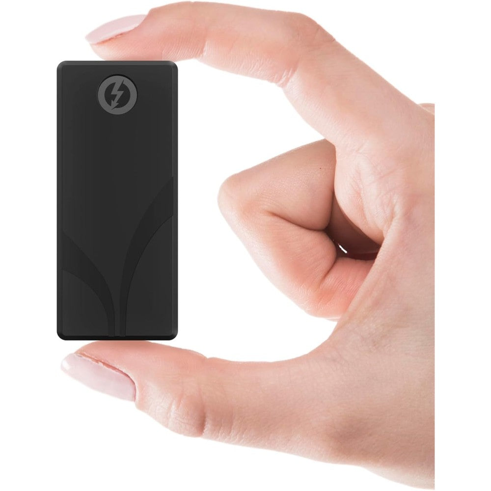 Sabrent Rocket Nano XTRM 1TB External SSD front view showing sleek aluminum body.