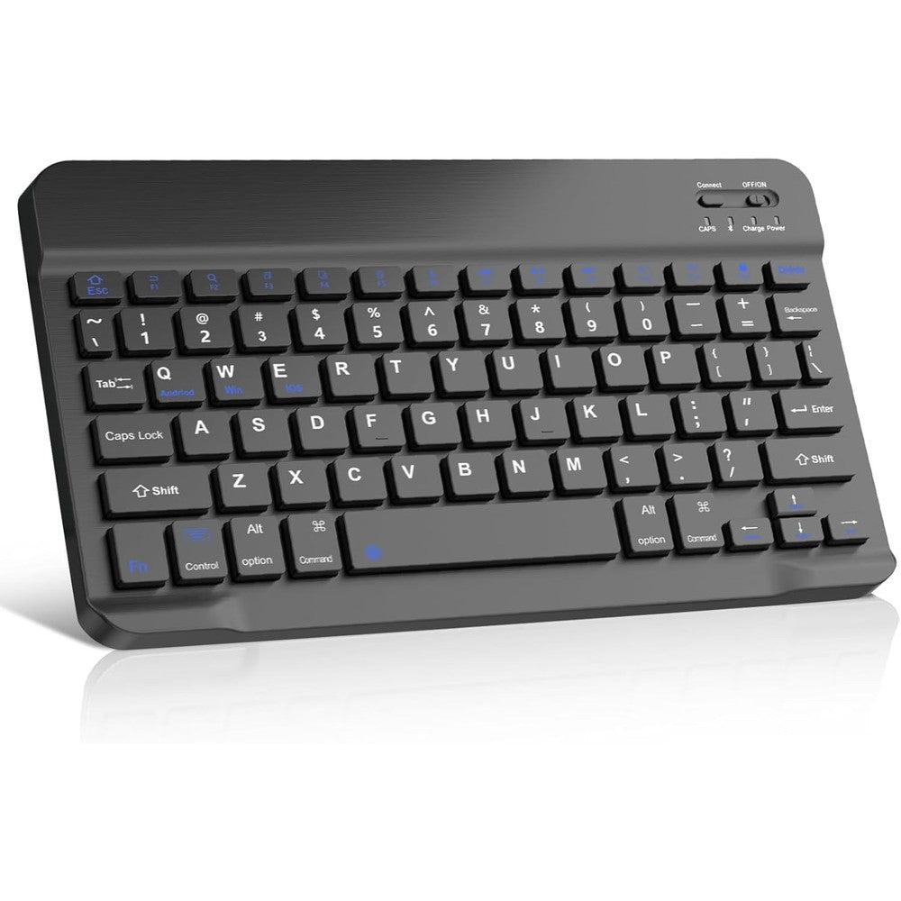 IVEOPPE Google Pixel Tablet keyboard case front view showing the detachable keyboard and folio cover.