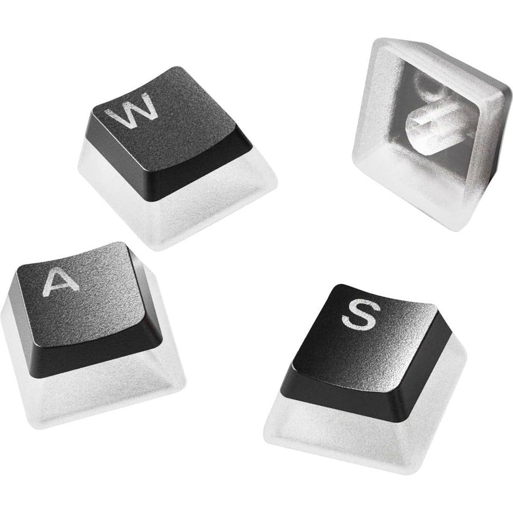 SteelSeries PrismCaps double shot pudding style keycaps front view premium gaming keyboard upgrade.
