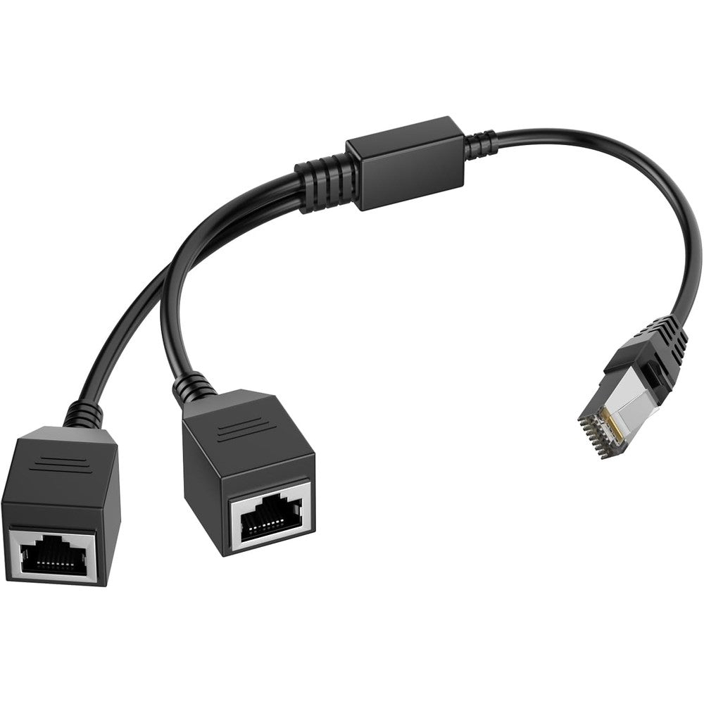 Willmleged RJ45 Ethernet splitter adapter front view