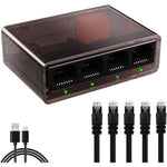 Litbla Gigabit Ethernet Splitter 4 port switch front view