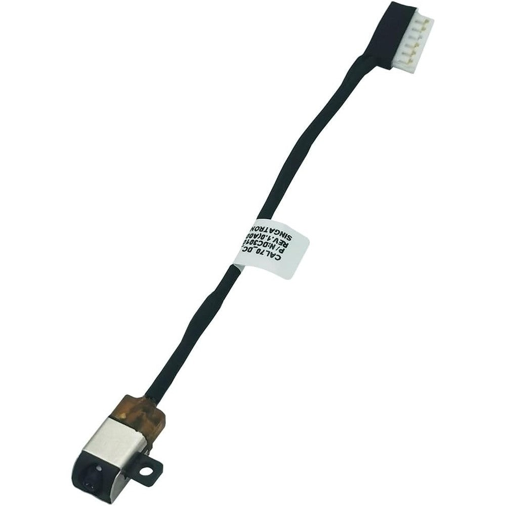 Ailteck DC Power Jack Charging Port Cable front view showing six pin connector