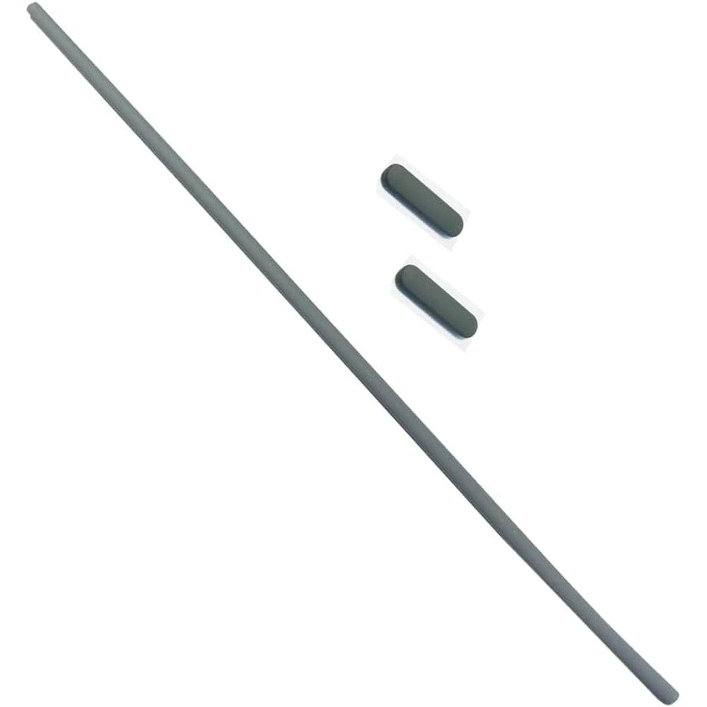 HSSDTECH Lenovo ThinkBook fifteen replacement rubber feet strips front view showing three piece kit